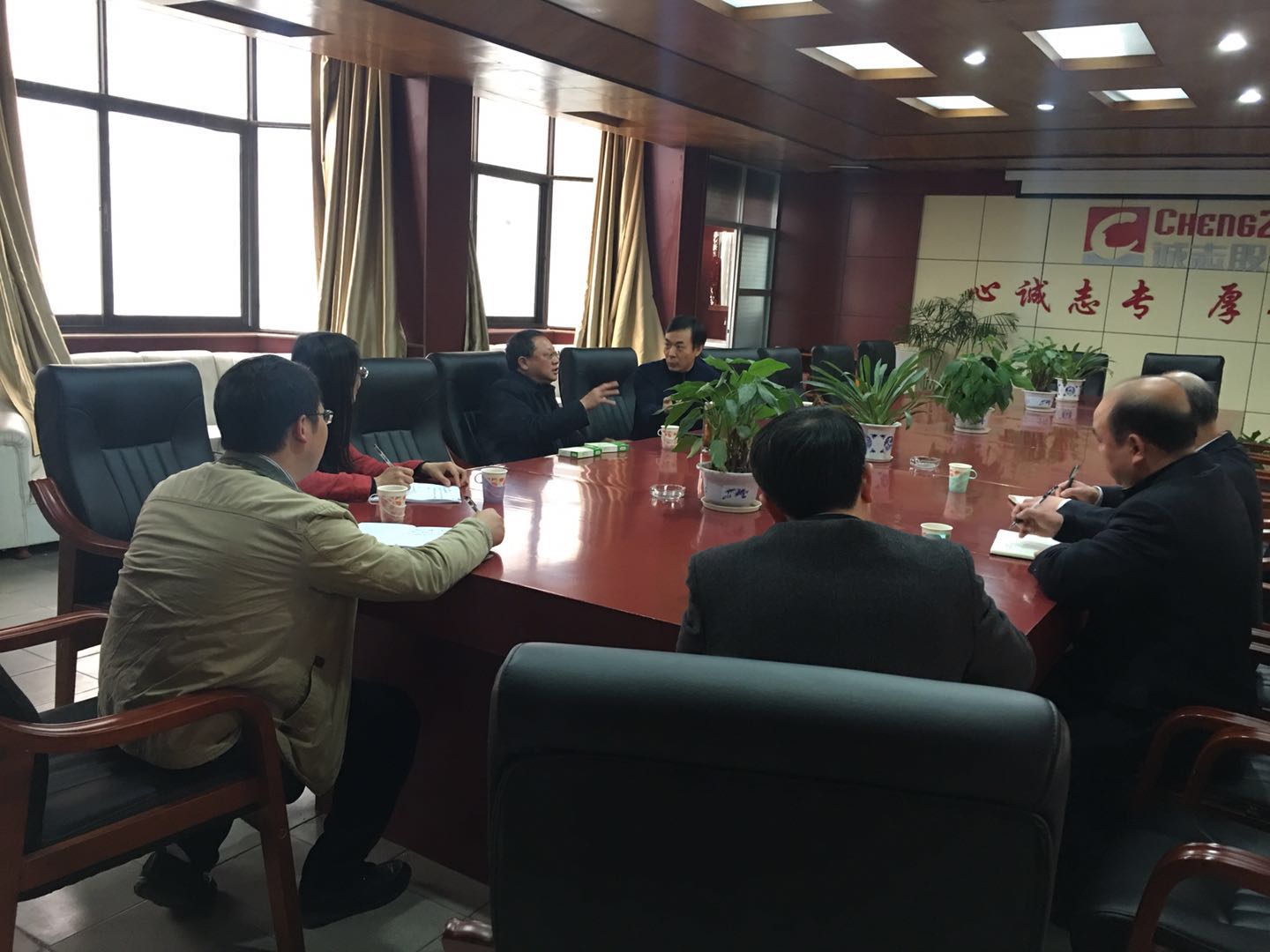 县长娄致文一行莅临诚志永丰药业参观考察